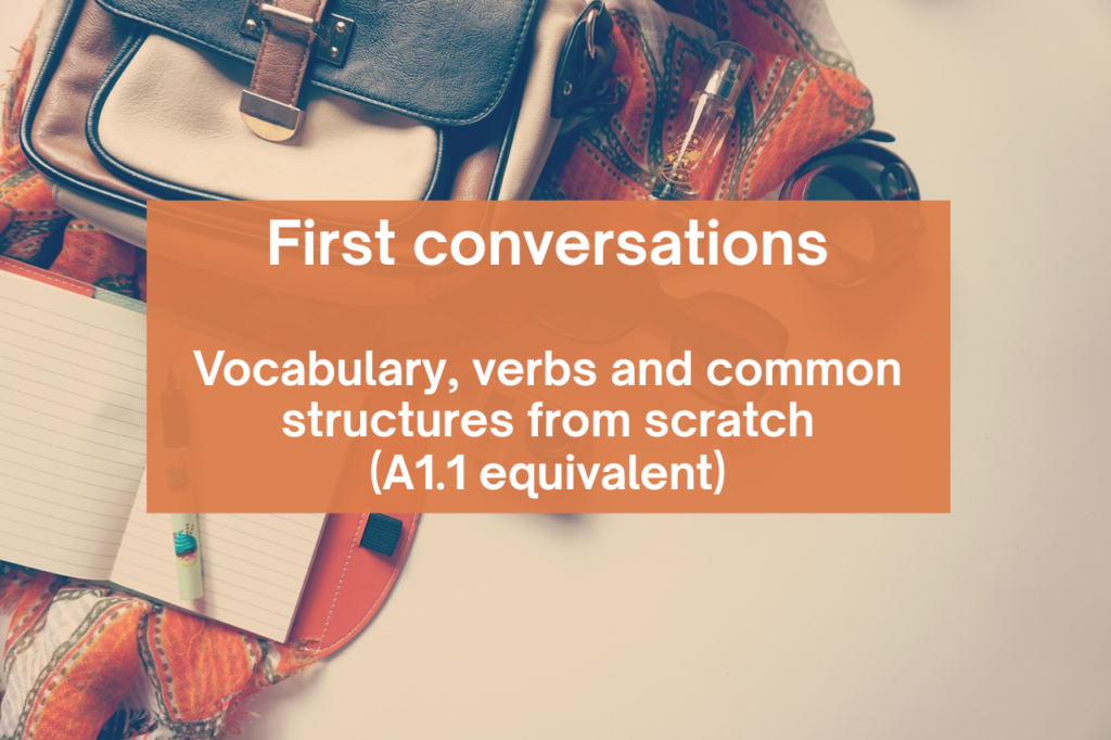 spanish from scratch introductory level vocabulary, verbs and common structures